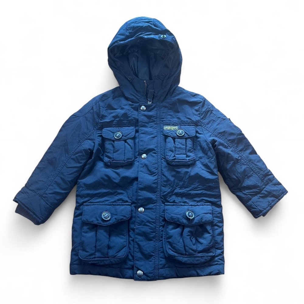 Polo Ralph Lauren Dark Blue Boys Down Winter Jacket Size 4/4T